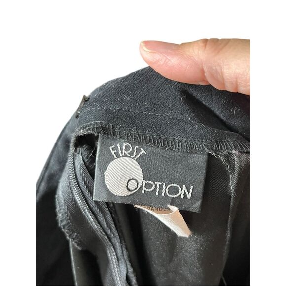 Vintage First Option 90s Black‎ Maxi Dress Size 8 - Picture 7 of 8
